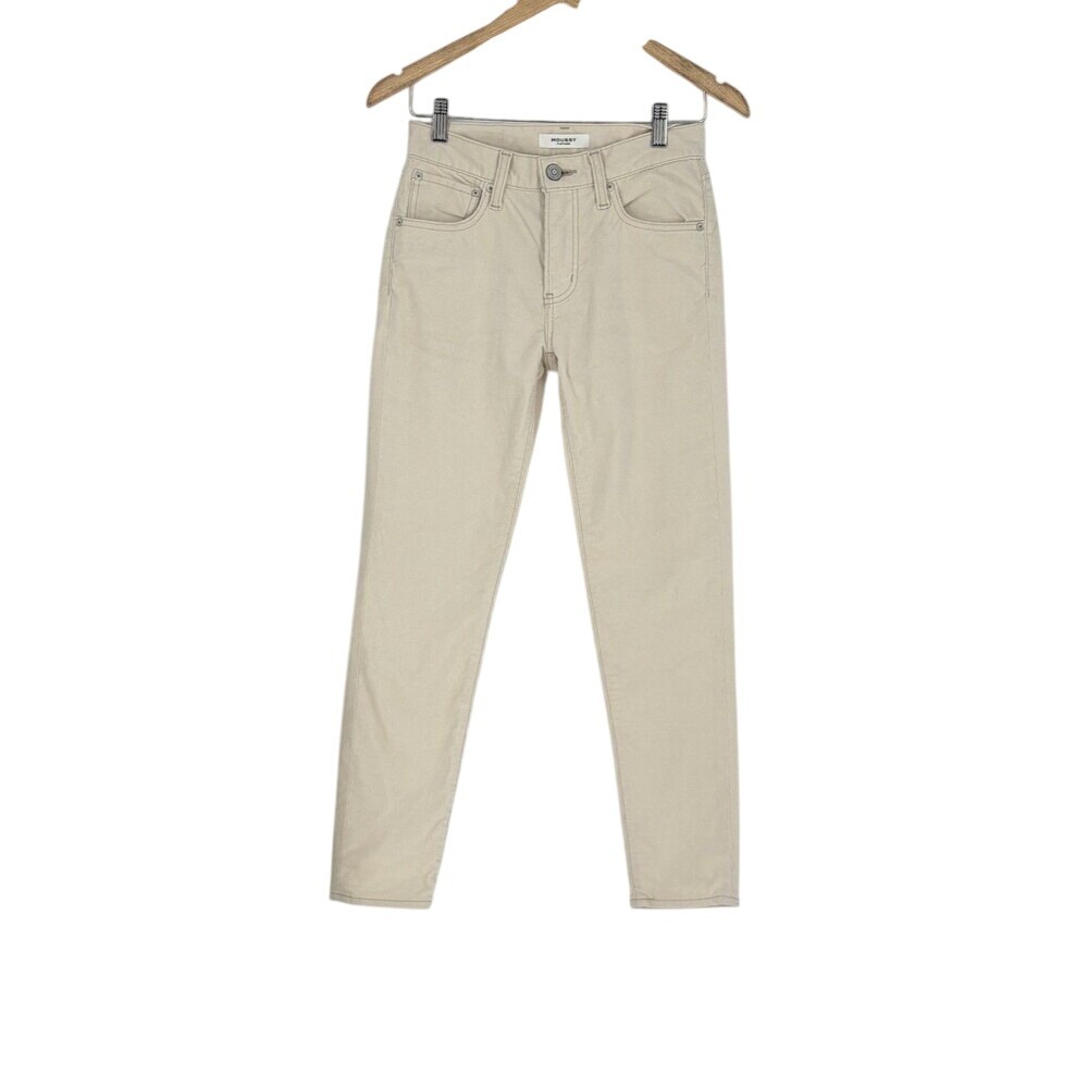 MOUSSY VINTAGE Beige Corduroy Straight Leg‎ Jeans Women's Size 27
